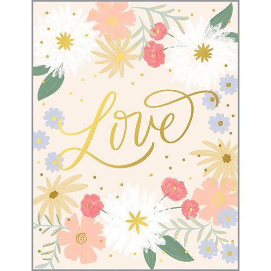 {with scripture} Wedding card - Soft Love Flowers, Gina B Designs