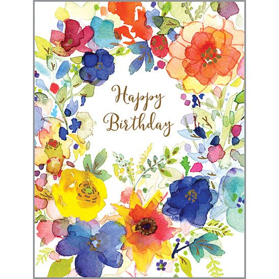 {with scripture} Birthday Card - All Flowers, Gina B Designs