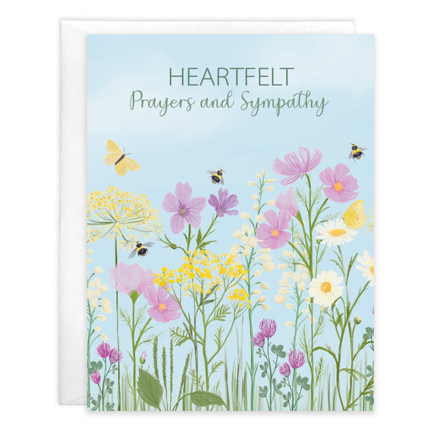 {with scripture} Sympathy Card - Calming Meadow