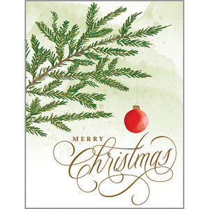 Christmas card - Little Red Ornament, Gina B Designs