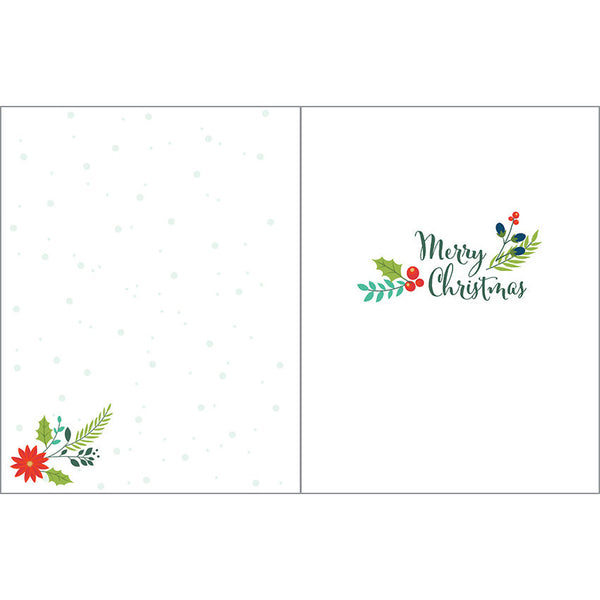 Christmas card - Joy Wreath, Gina B Designs