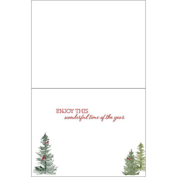 Christmas card - Peaceful Forest, Gina B Designs