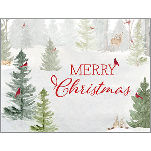 Christmas card - Peaceful Forest, Gina B Designs
