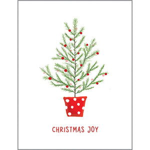 Christmas card - Polka Dot Tree, Gina B Designs