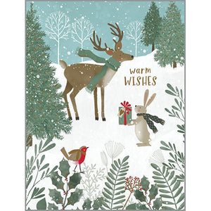 Christmas card - Sweet Forest Animals, Gina B Designs