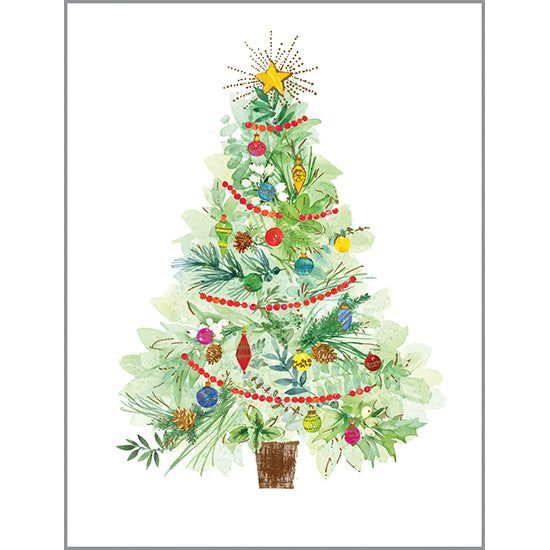 Christmas card - Classic Tree, Gina B Designs