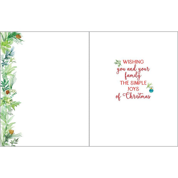 Christmas card - Classic Tree, Gina B Designs