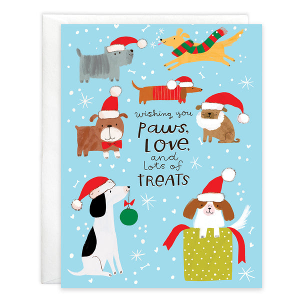 Christmas card - Santa Pups