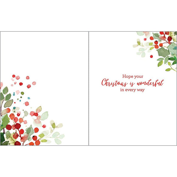 Christmas card - Berry Branches, Gina B Designs