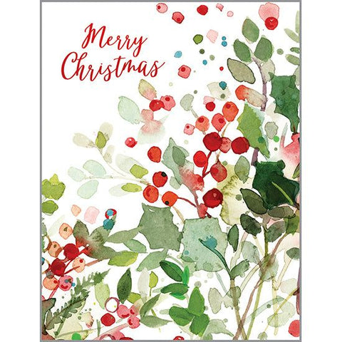 Christmas card - Berry Branches, Gina B Designs