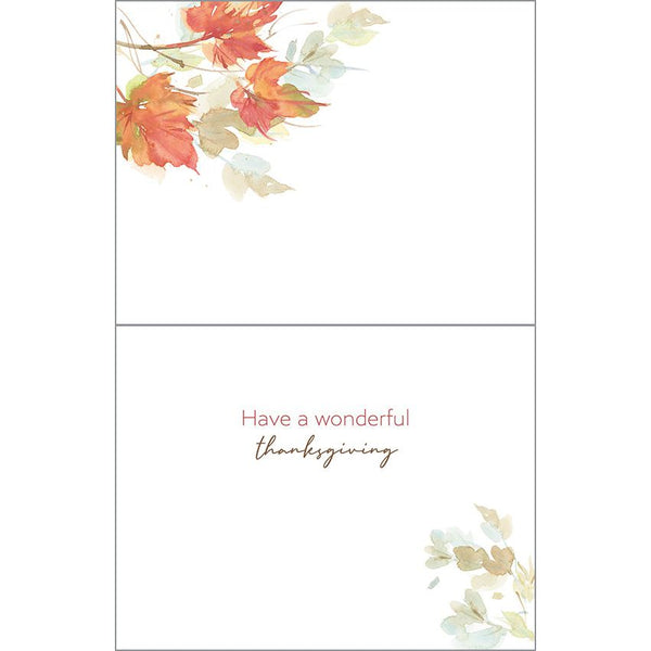 Thanksgiving card 3 pack - Fall Leaves