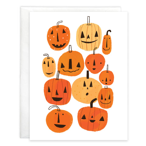 Halloween Card 3 pack - Silly Pumpkins