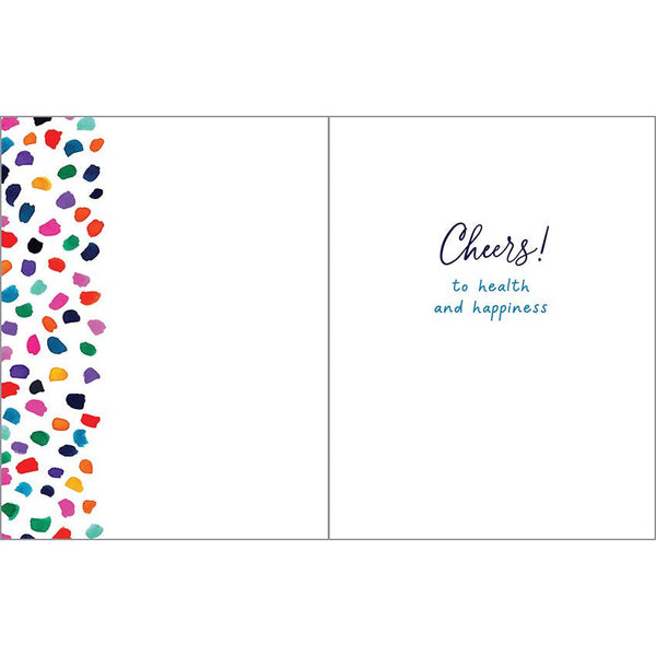 New Years card - Colorful New Year