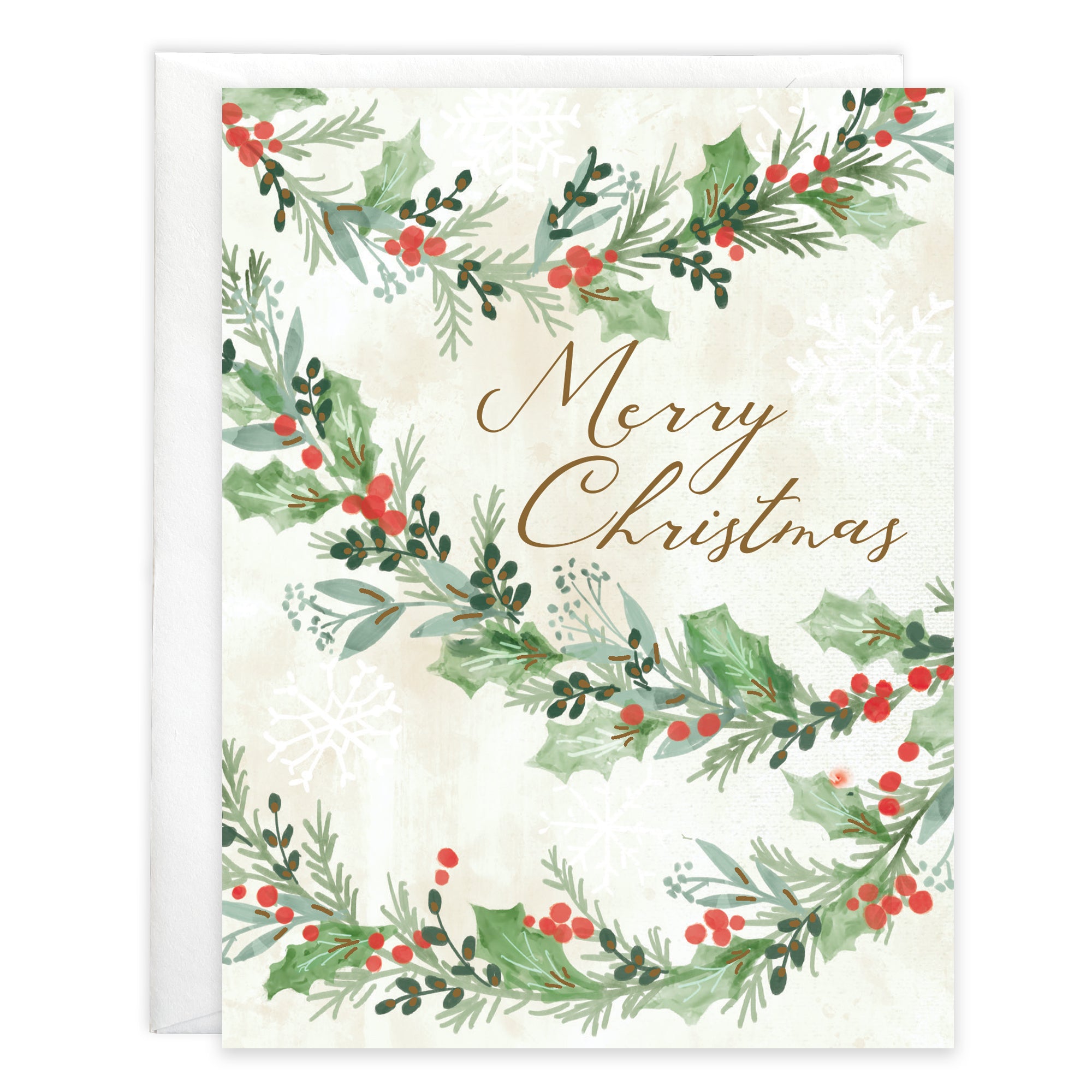 Christmas card - Christmas Garland