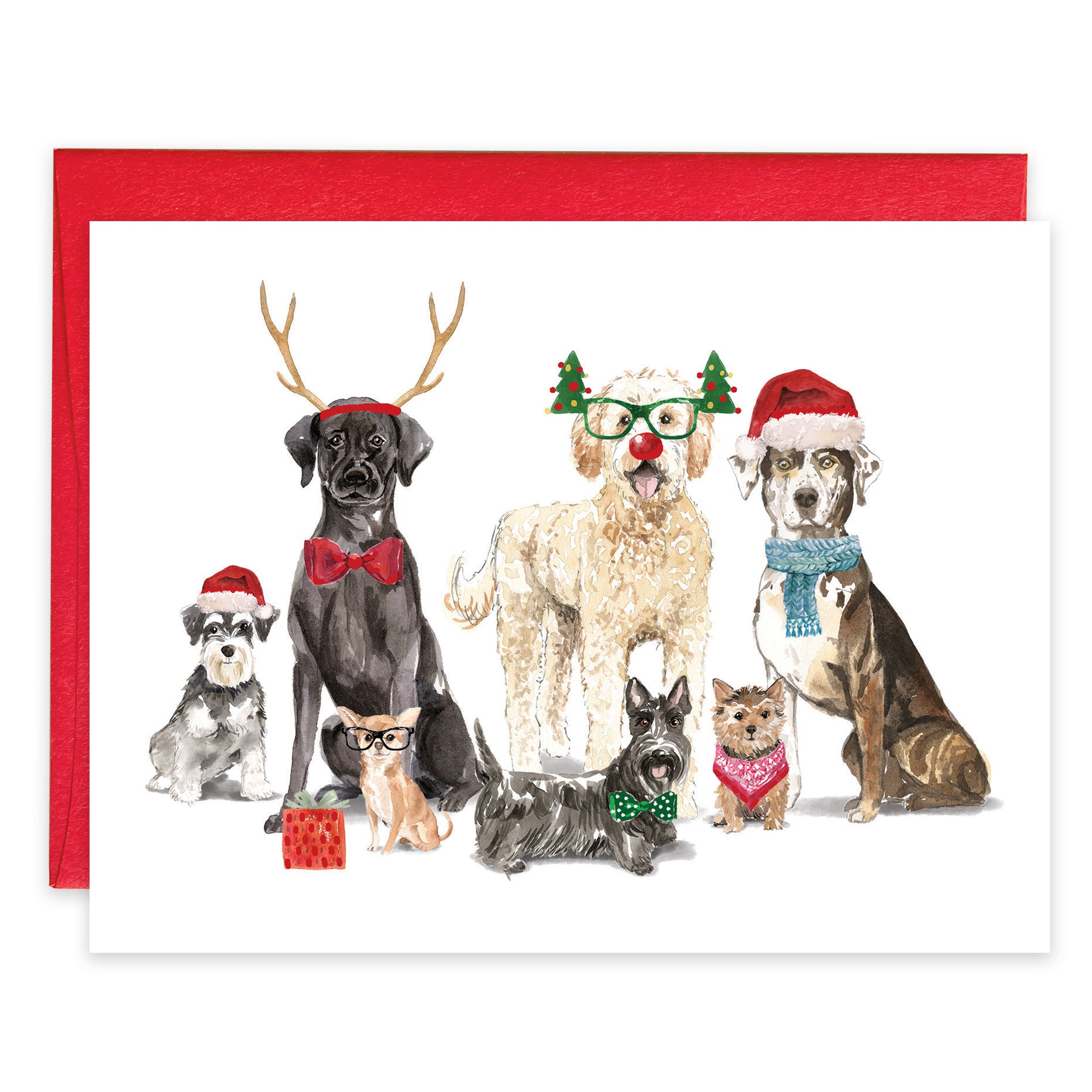 Christmas card - Christmas Dogs