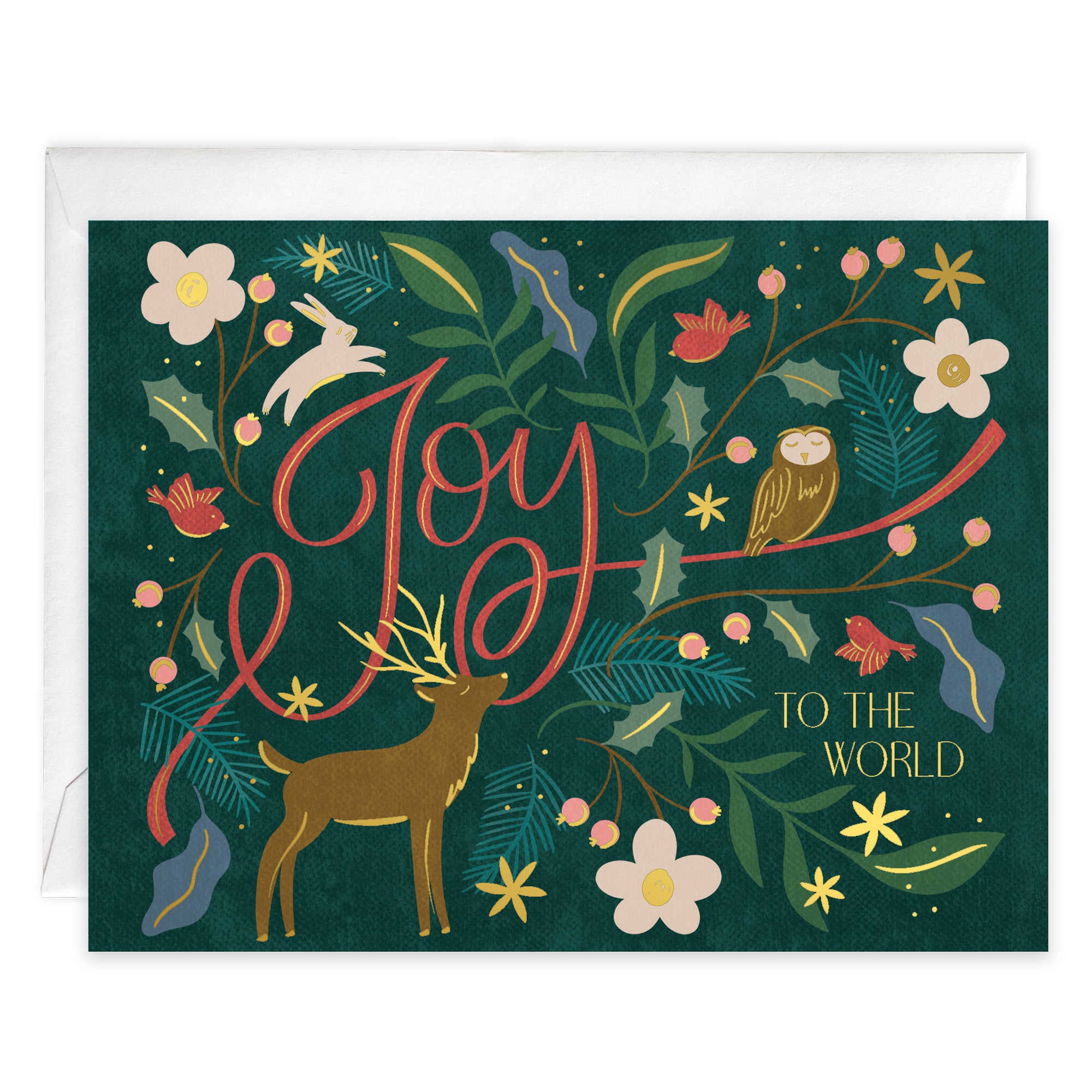 Christmas card - Woodland Joy