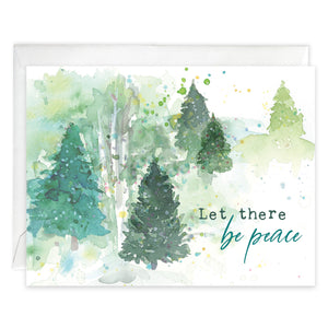 Christmas card - Winter Trees