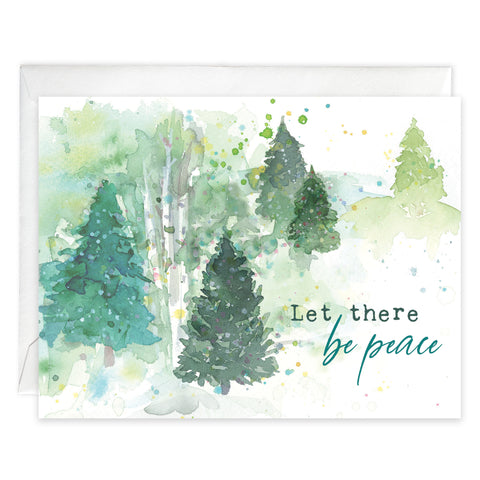 Christmas card - Winter Trees