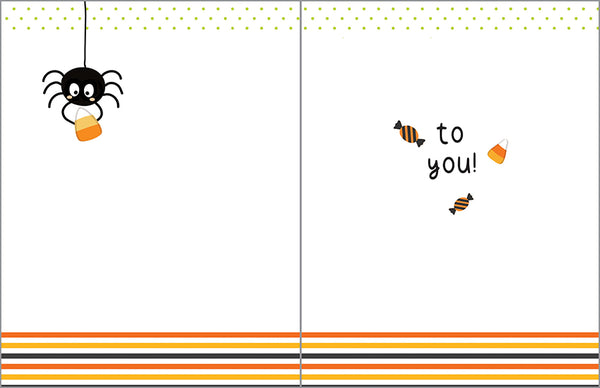 Halloween Card 3 pack - Spider & Pumpkin