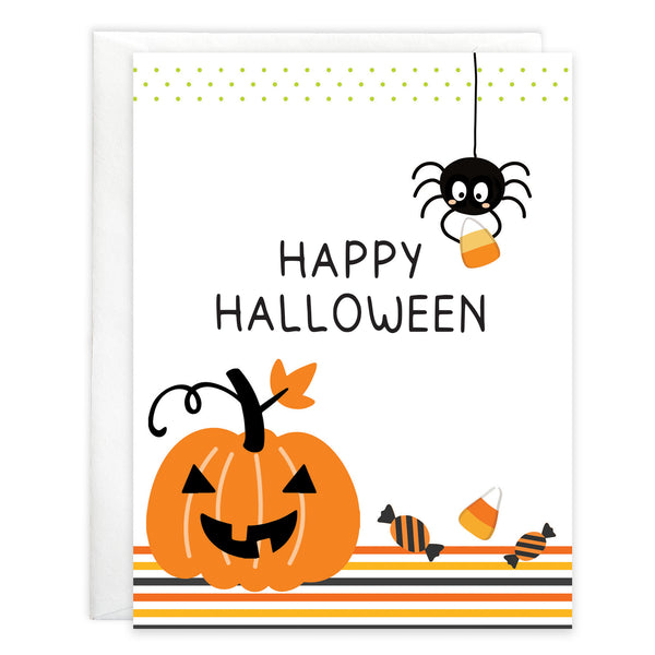 Halloween Card 3 pack - Spider & Pumpkin