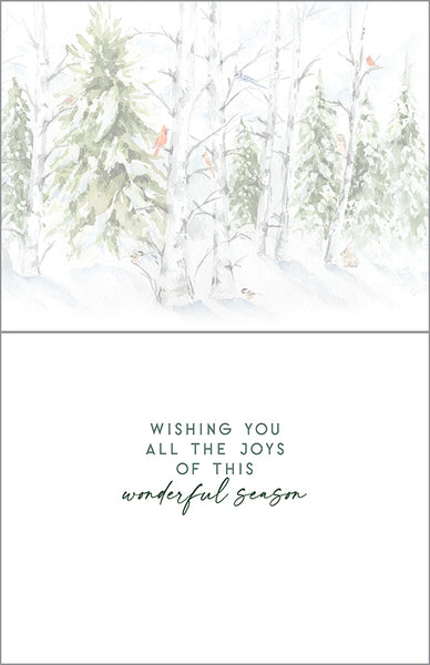 Christmas card - Snowy Forest