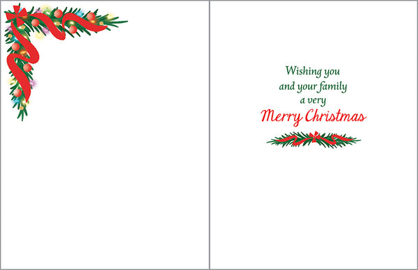 Christmas card - Classic Christmas Tree