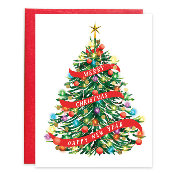 Christmas card - Classic Christmas Tree