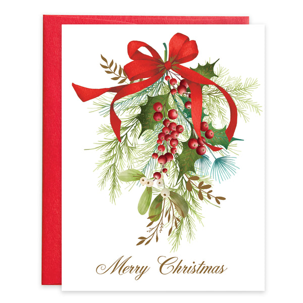 Christmas card - Mistletoe