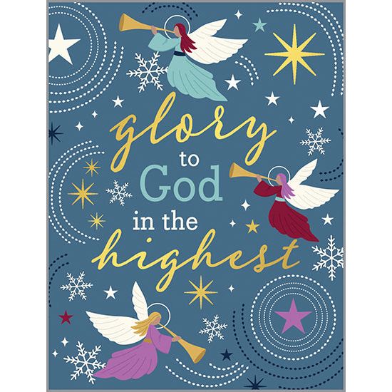 {with scripture} Christmas card - Glorious Angels, Gina B Designs