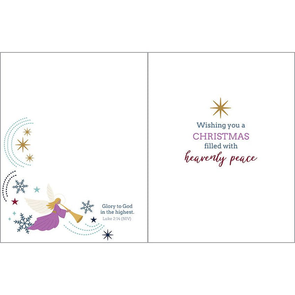 {with scripture} Christmas card - Glorious Angels, Gina B Designs