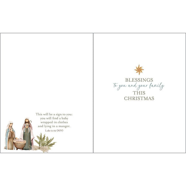 {with scripture} Christmas card - For Unto Us, Gina B Designs