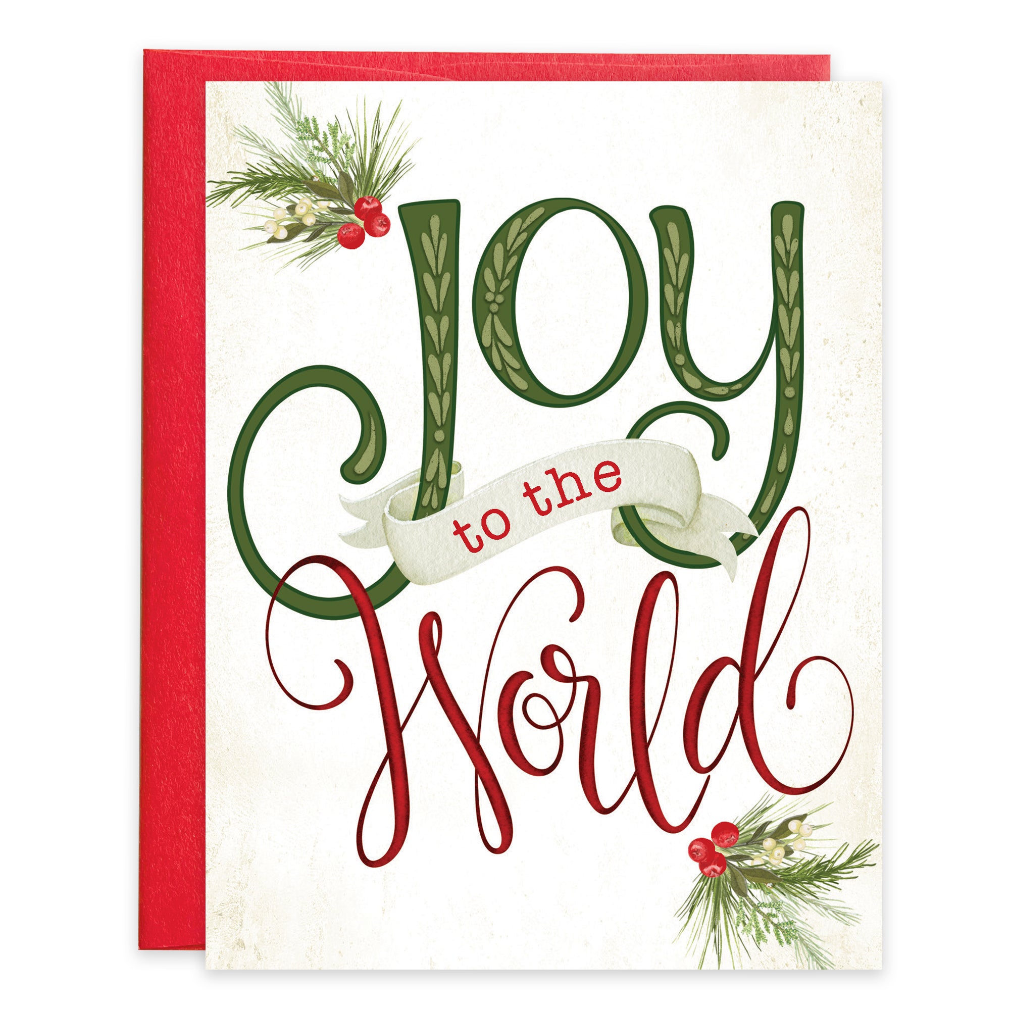 {with scripture} Christmas card - Joy to the World