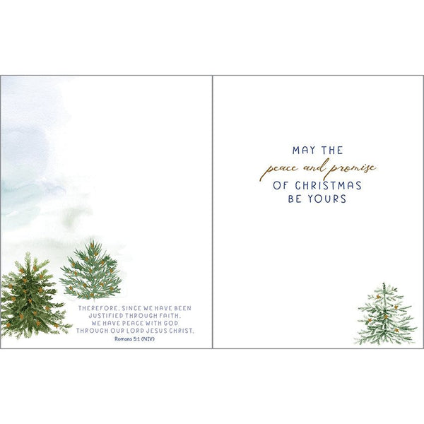 {with scripture} Christmas card - 3 Pine Trees, Gina B Designs