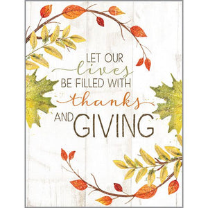 {with scripture} Thanksgiving card - Thanks All Around, Gina B Designs