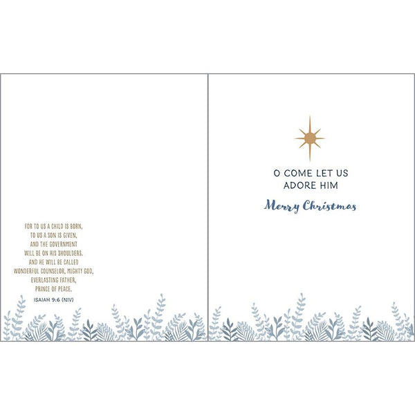 {with scripture} Christmas card - Animal Nativity