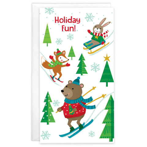 Money/Gift Card - Animal Winter Fun