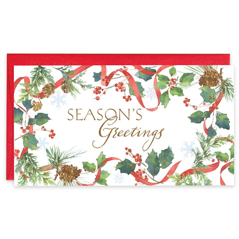 Money/Gift Card - Garland and Ribbon