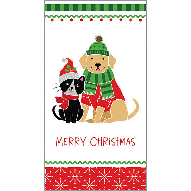 Money/Gift Card - Christmas Cat & Dog, Gina B Designs