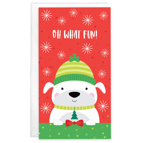 Money/Gift Card - Christmas Puppy