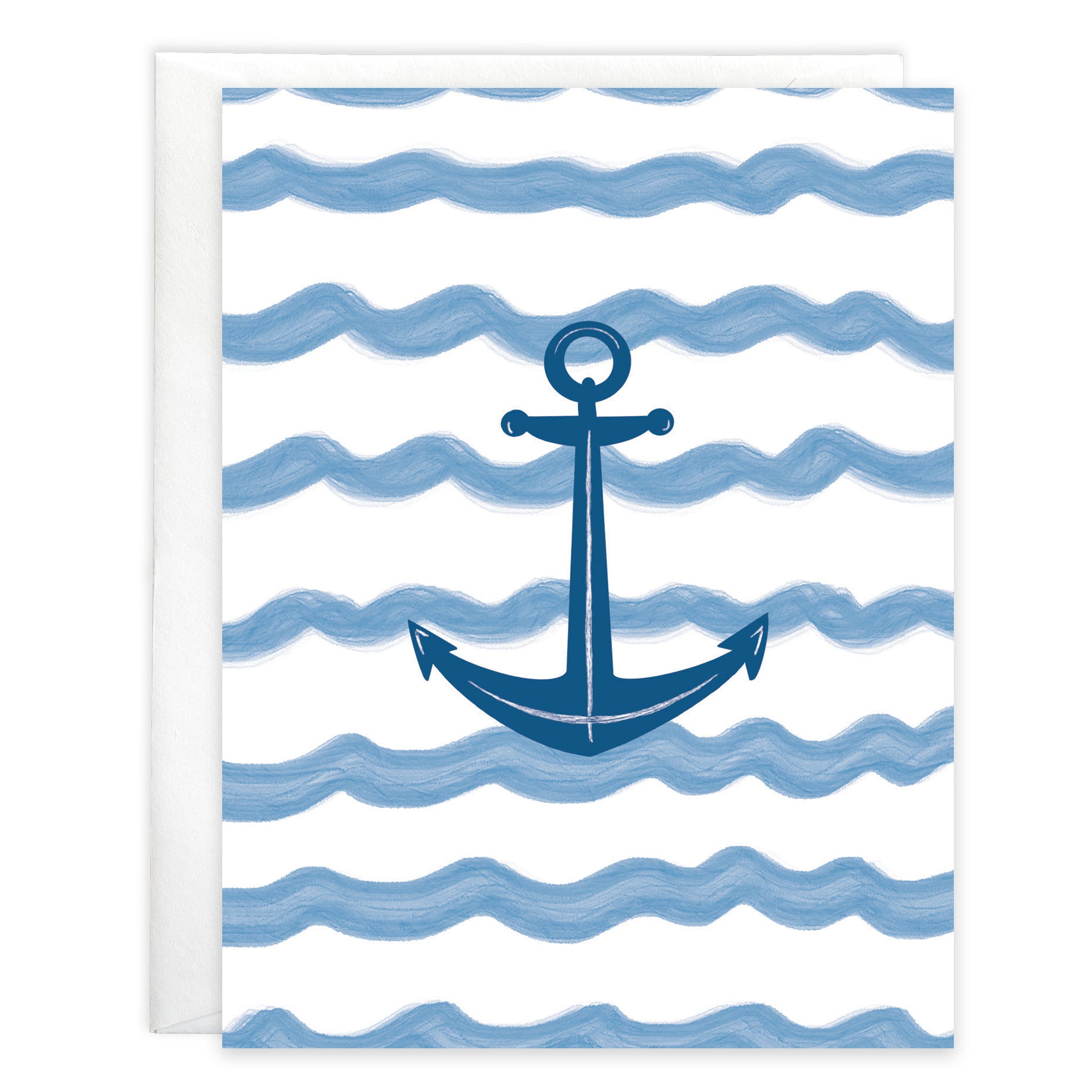 Blank Note Card - Anchor