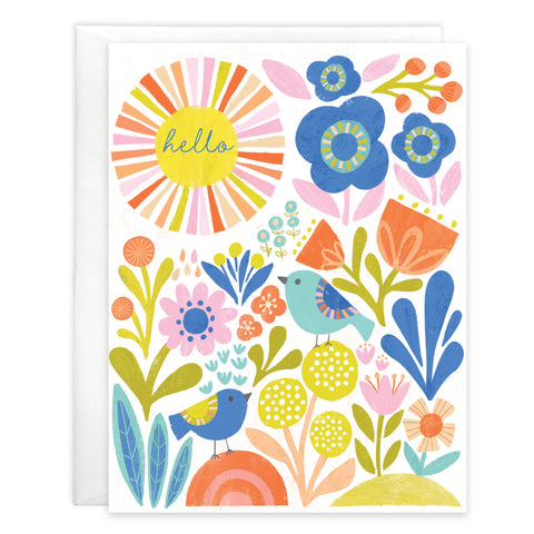 Blank Note Card  - Sunny Day
