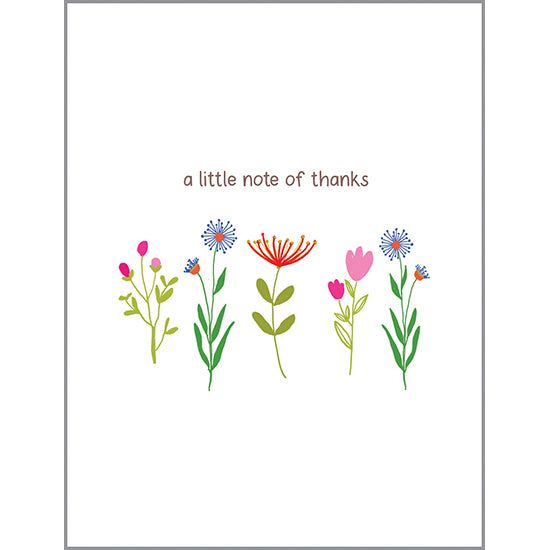 Blank Note Card  - Sweet Lil Stems, Gina B Designs