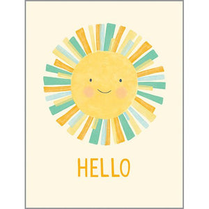 Blank Note Card  - Hello Sun, Gina B Designs