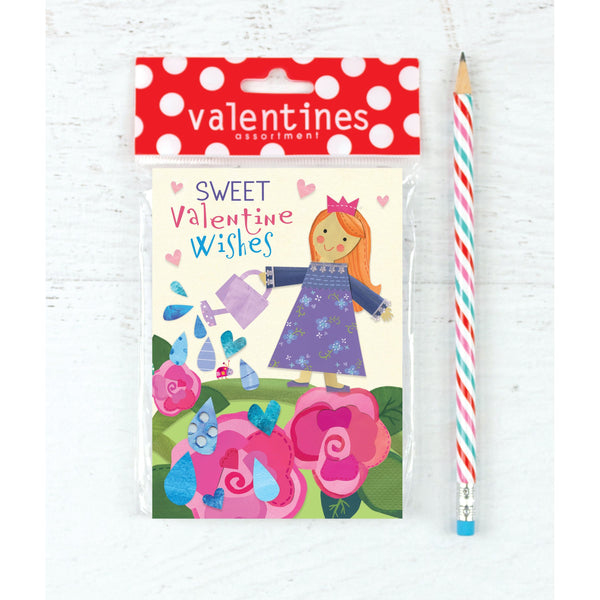 Kids Valentine Pack - Princess Friends, Gina B Designs