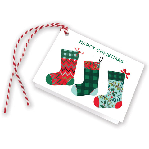 Holiday Gift Tags - 3 Stockings, Gina B Designs