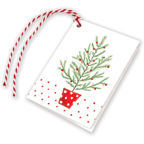 Holiday Gift Tags - Polka Dot Tree