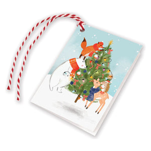 Holiday Gift Tags - Critter Christmas Tree, Gina B Designs