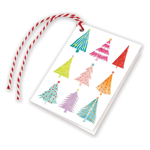 Holiday Gift Tags - Festive trees