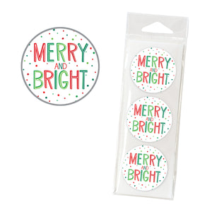 Holiday Envelope Seals - Merry Dots, Gina B Designs