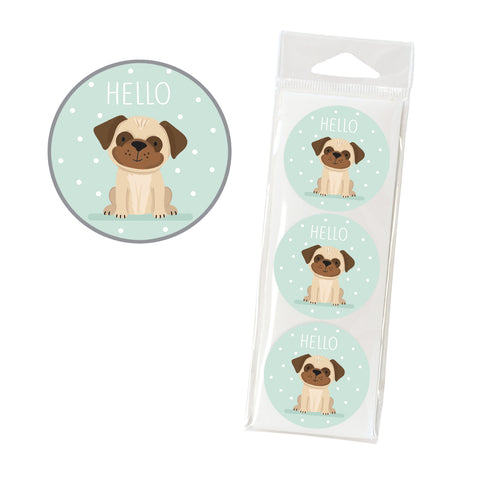Envelope Seals - Hi Puppy, Gina B Designs